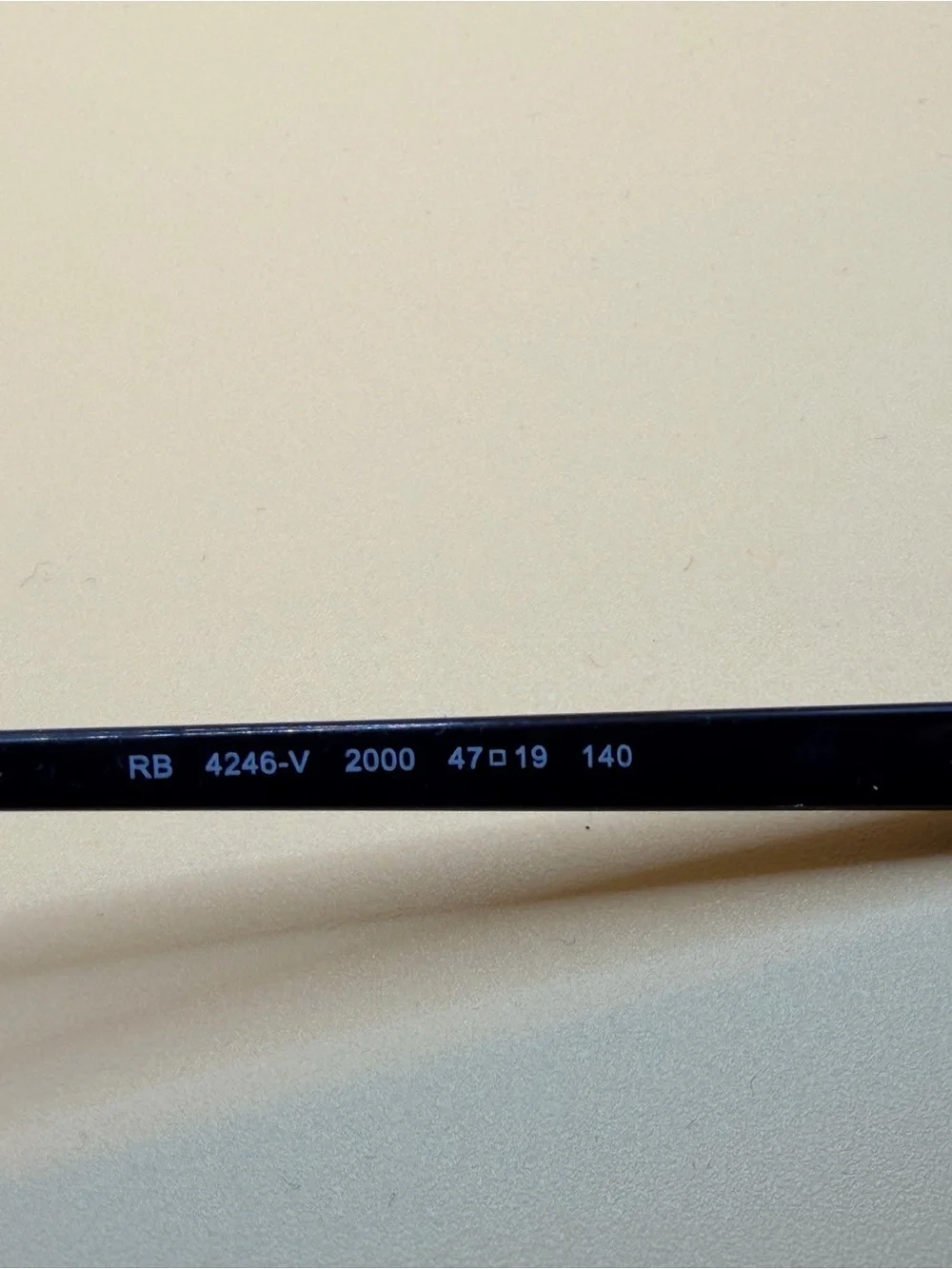 Black Round RayBan Eyeglass frame